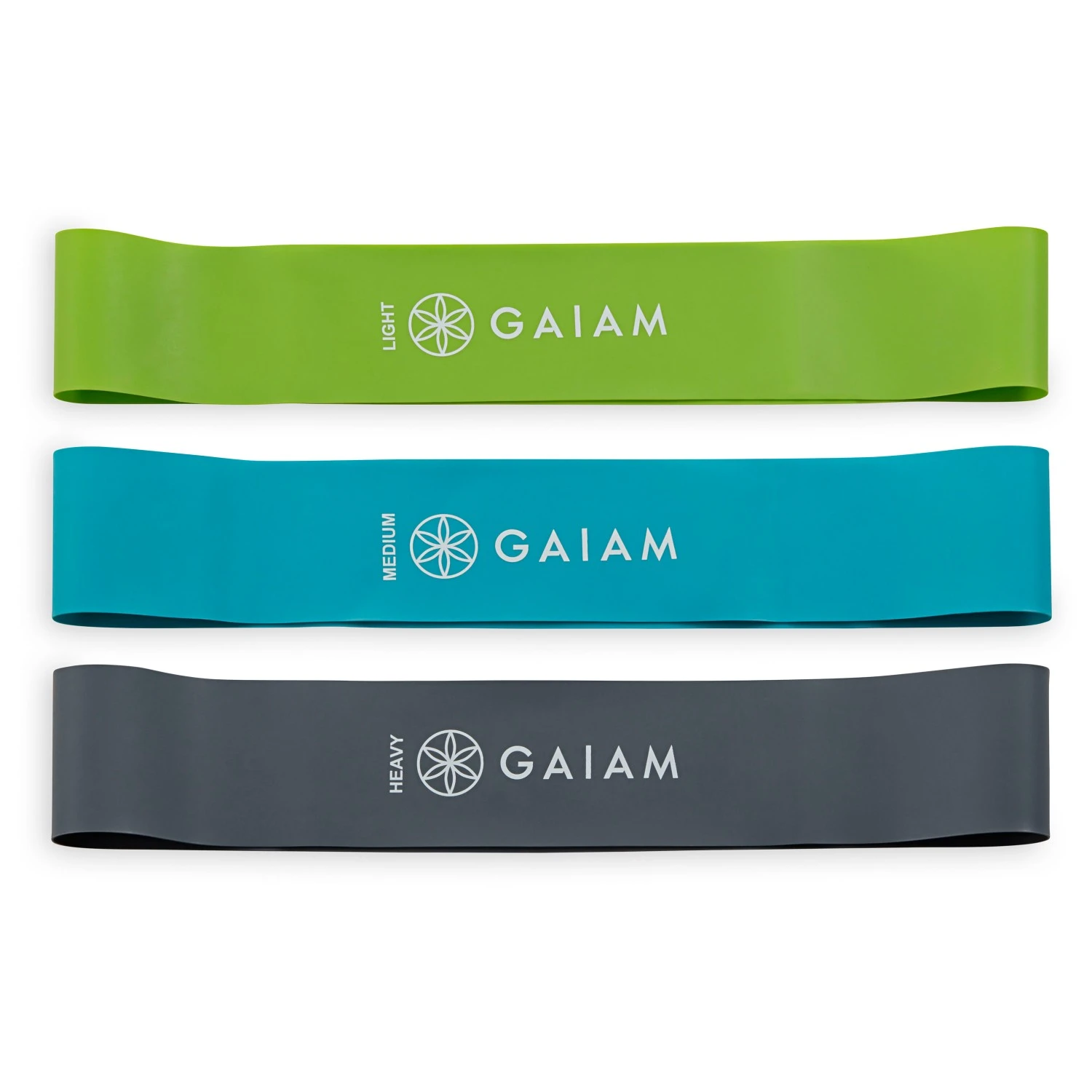 Gaiam Restore Mini Band Kit 3-Pack - Exercise Band 3 Gaiam Restore Mini Band Kit 3-Pack - Exercise Band