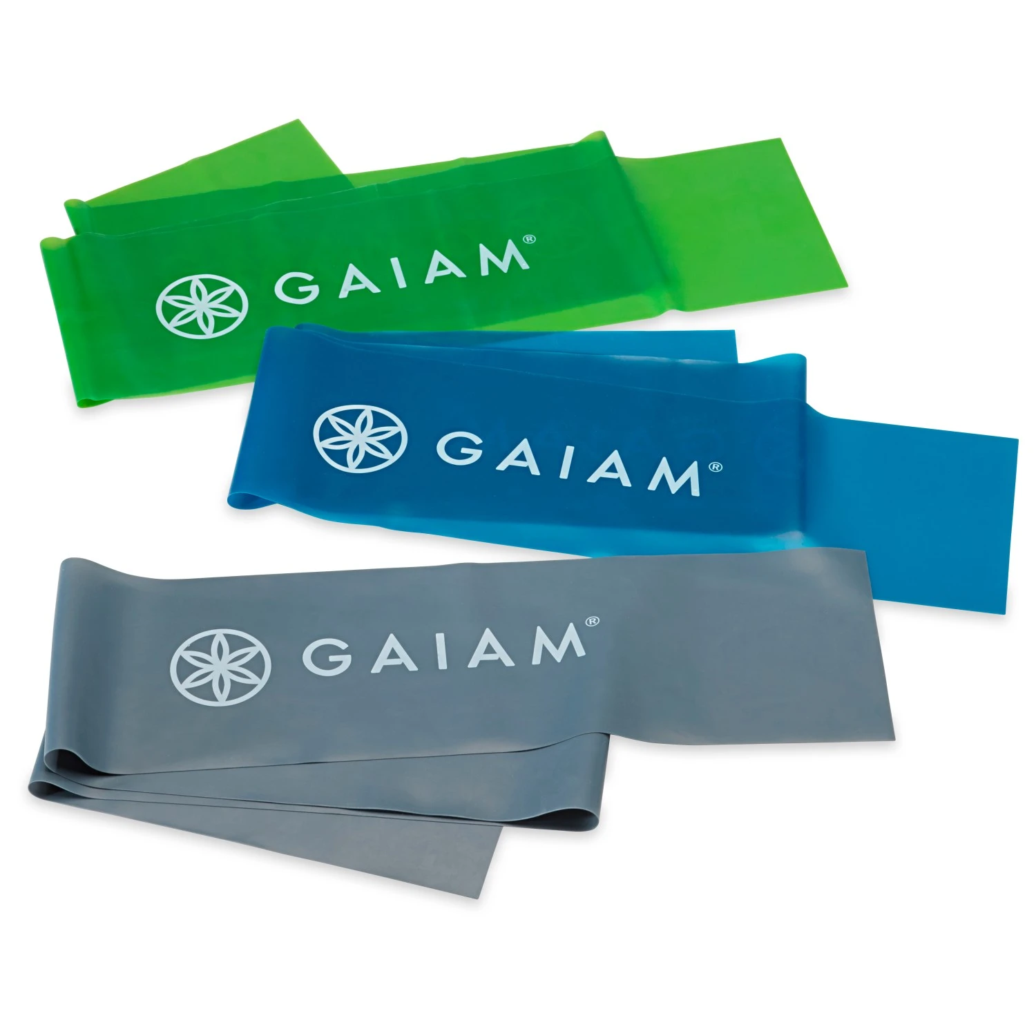 Gaiam Restore Strength & Flexibility Kit - Exercise Band 3 Gaiam Restore Strength & Flexibility Kit - Exercise Band