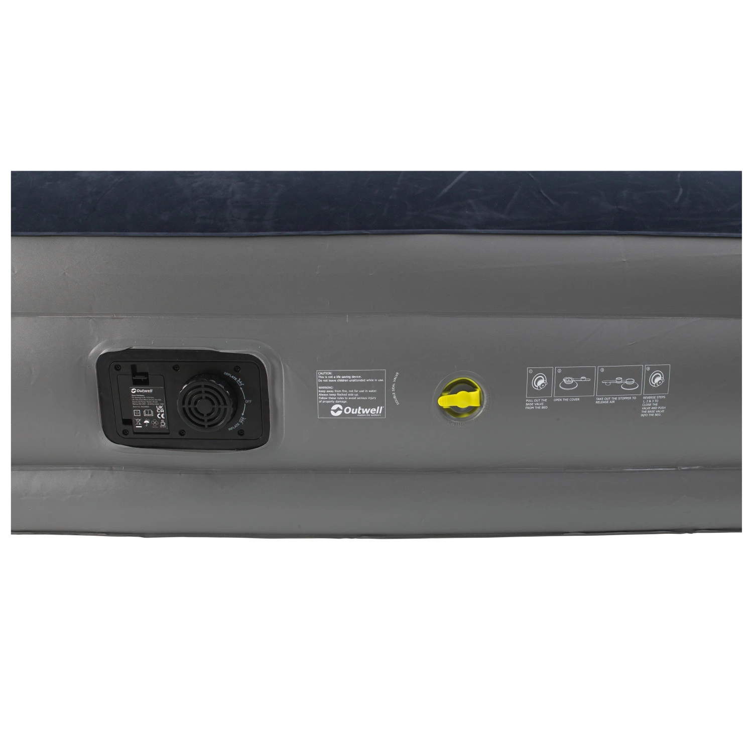 Outwell Superior With Built-In Pump - Air Bed 4 Outwell Superior With Built-In Pump - Air Bed - Image 2