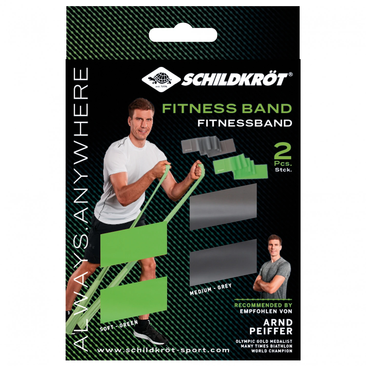Schildkröt Fitness Resistance Bands Set Of 2 (Latex-fFree) - Exercise Band 5 Schildkröt Fitness Resistance Bands Set Of 2 (Latex-fFree) - Exercise Band - Image 3